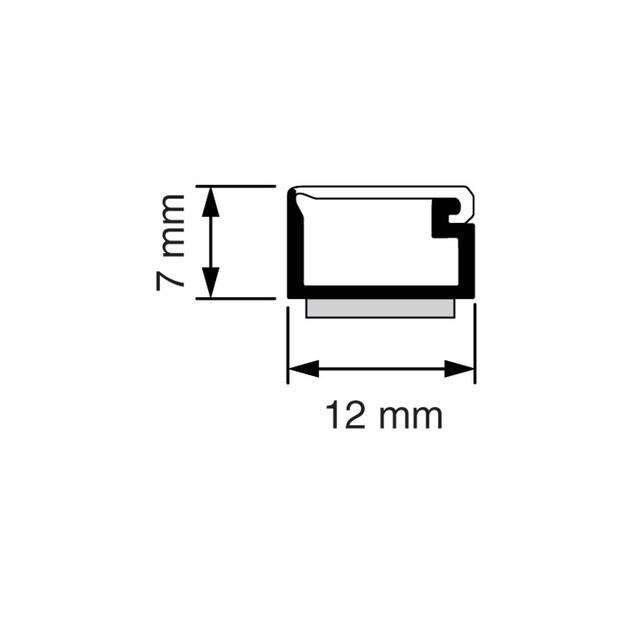 SK 7x12 Mini-boîtier blanc (RAL 9010)