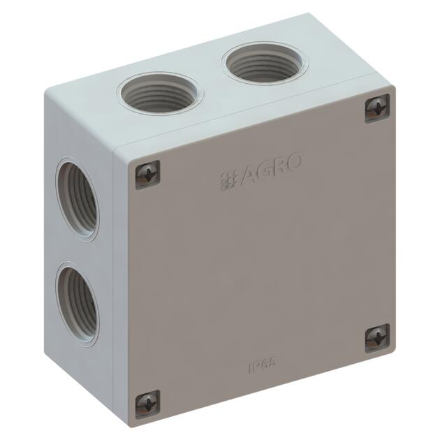 Opbouwdoos Qbox®, IP 65, 82x82 mm, zonder klemmen