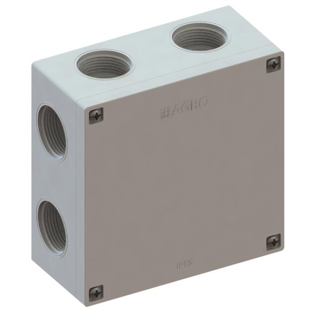 Opbouwdoos Qbox®, IP 65, 105x105 mm, zonder klemmen